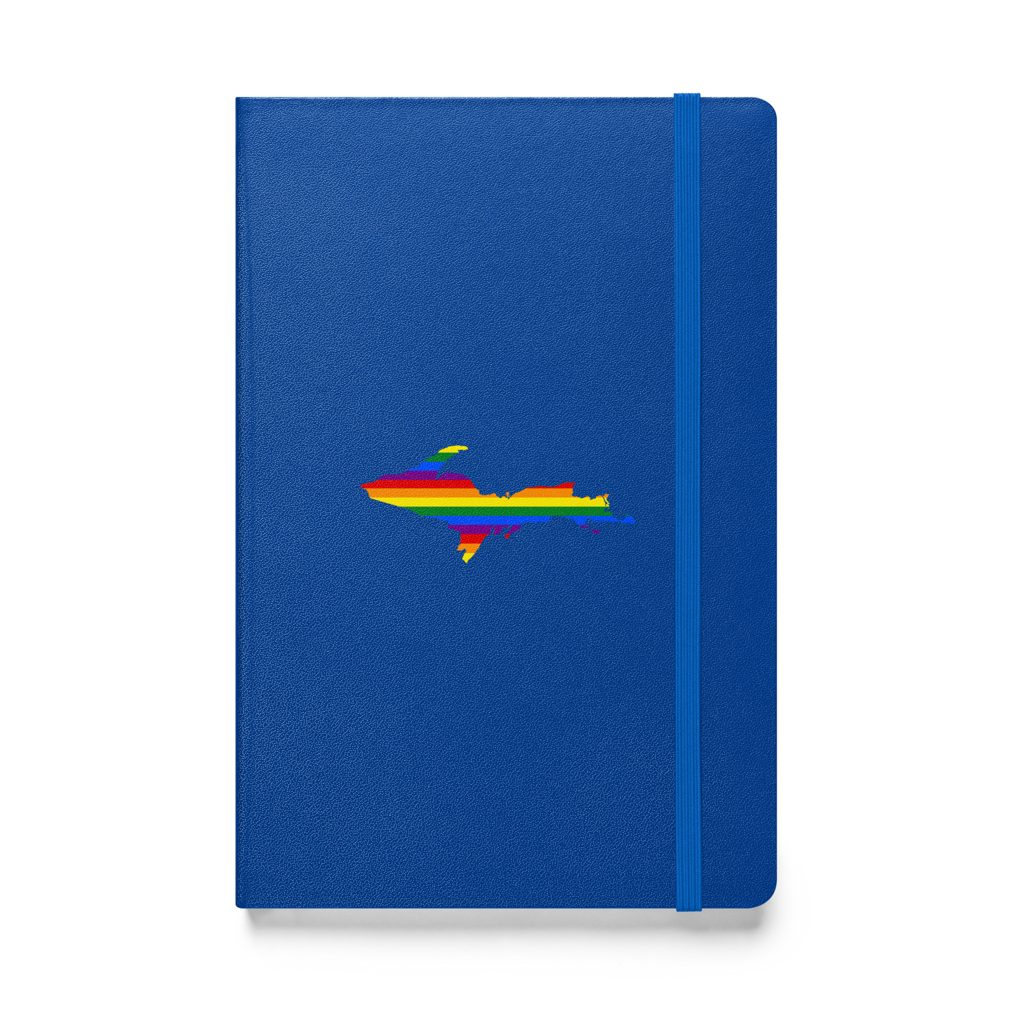 Michigan Upper Peninsula Hardcover Notebook (w/ UP Rainbow Pride Flag) | Banded - 160pgs