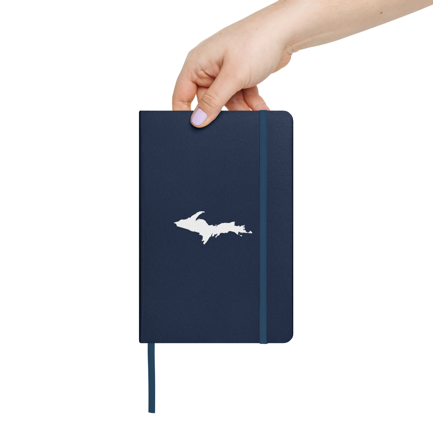 Michigan Upper Peninsula Hardcover Notebook (w/ UP Outline) | Banded - 160pgs