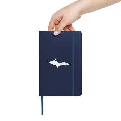 Michigan Upper Peninsula Hardcover Notebook (w/ UP Outline) | Banded - 160pgs