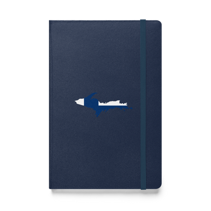 Michigan Upper Peninsula Hardcover Notebook (w/ UP Finland Flag) | Banded - 160pgs