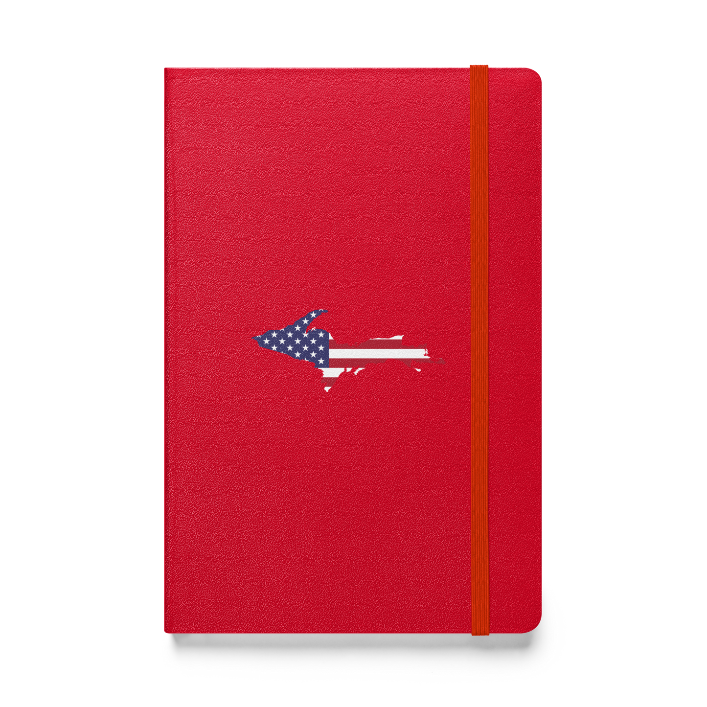 Michigan Upper Peninsula Hardcover Notebook (w/ UP USA Flag) | Banded - 160pgs