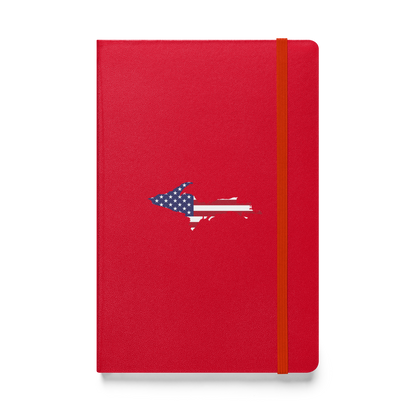 Michigan Upper Peninsula Hardcover Notebook (w/ UP USA Flag) | Banded - 160pgs