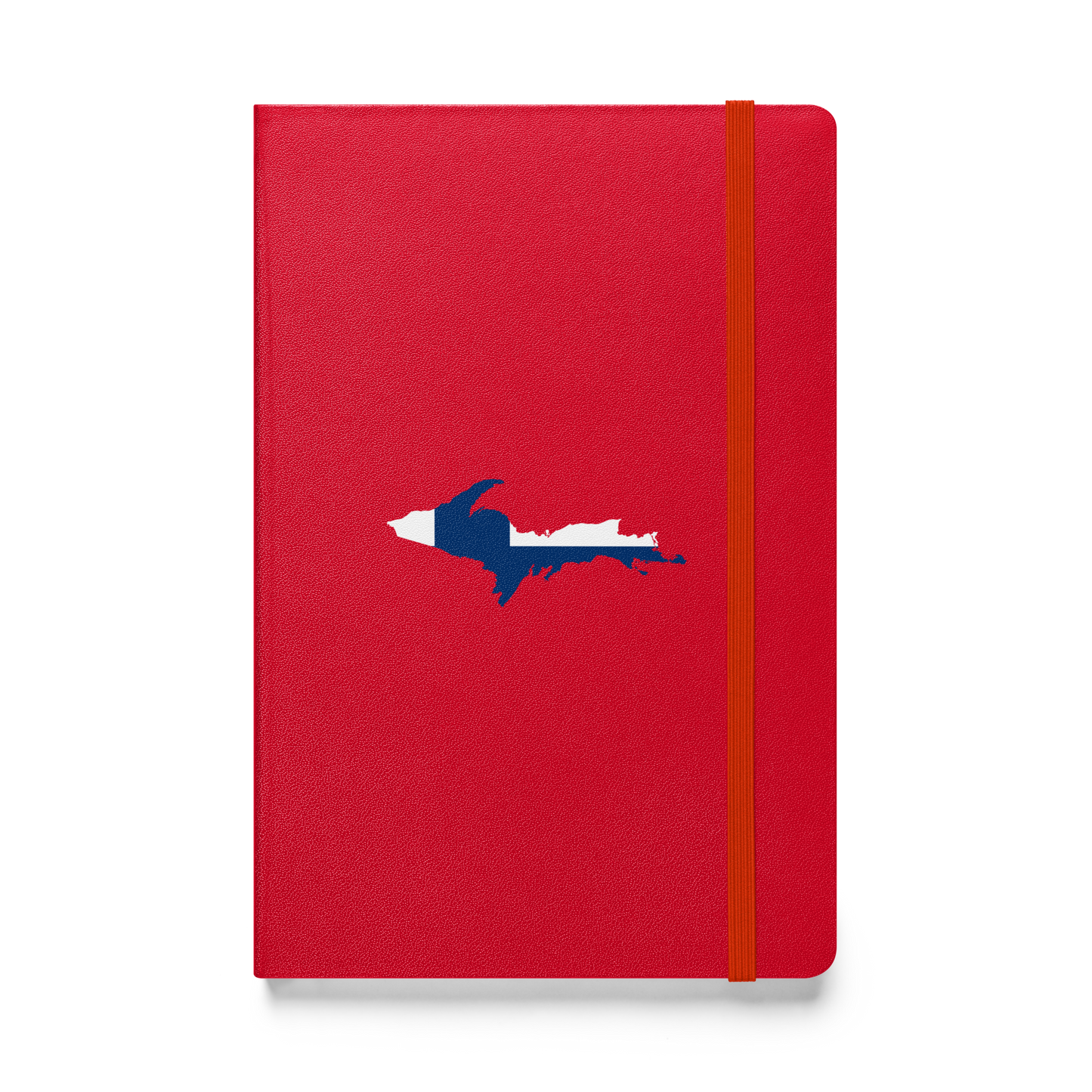 Michigan Upper Peninsula Hardcover Notebook (w/ UP Finland Flag) | Banded - 160pgs