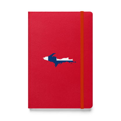 Michigan Upper Peninsula Hardcover Notebook (w/ UP Finland Flag) | Banded - 160pgs