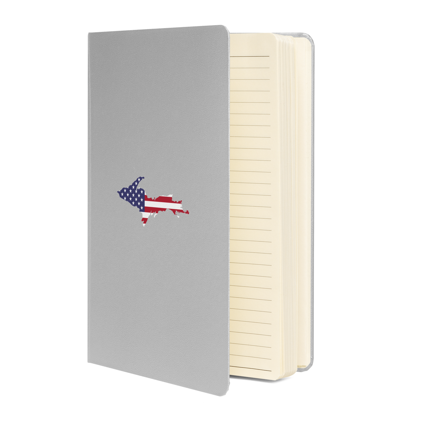 Michigan Upper Peninsula Hardcover Notebook (w/ UP USA Flag) | Banded - 160pgs