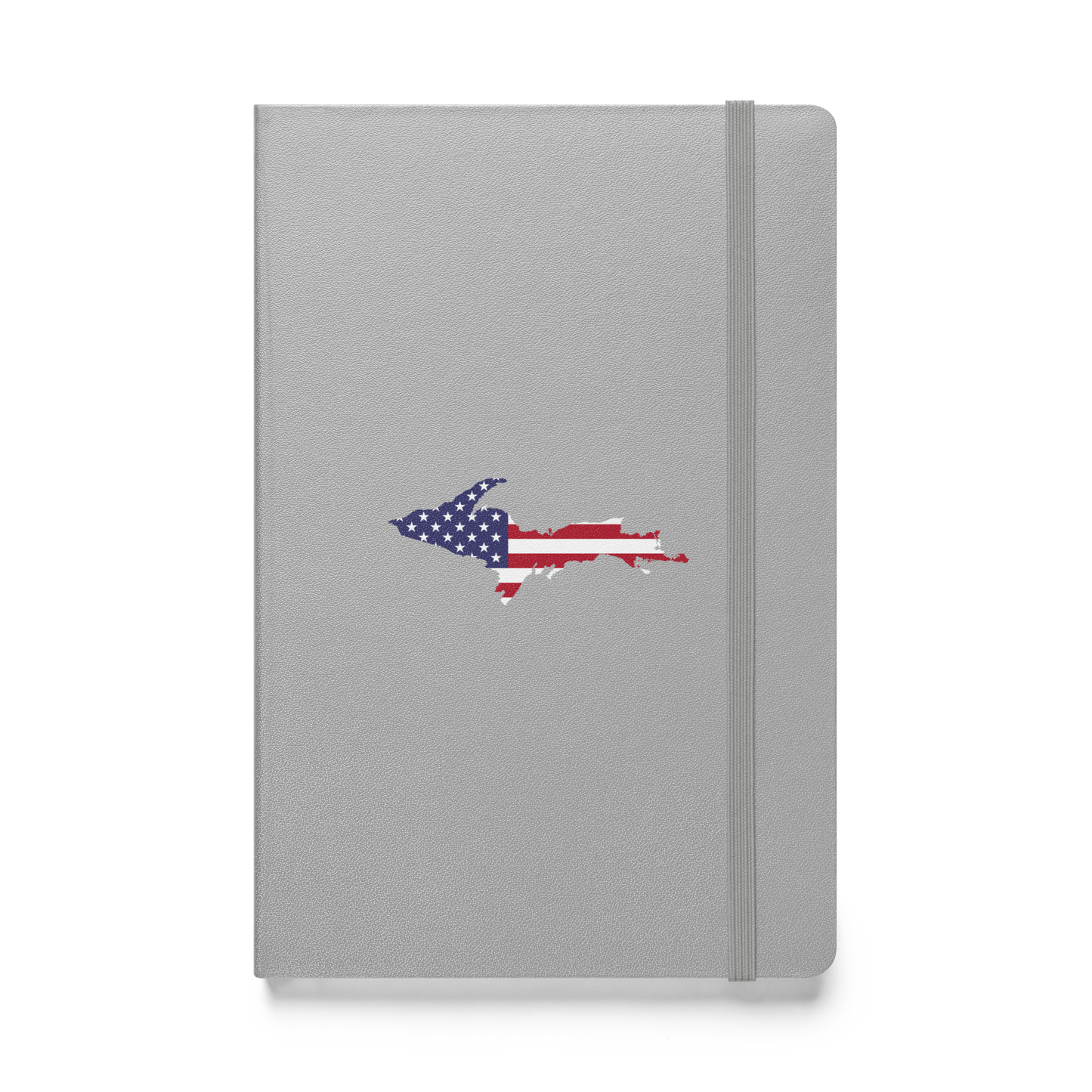 Michigan Upper Peninsula Hardcover Notebook (w/ UP USA Flag) | Banded - 160pgs