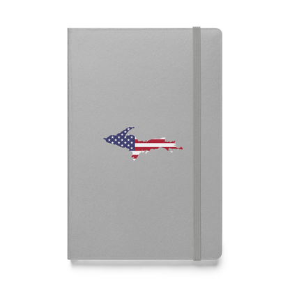 Michigan Upper Peninsula Hardcover Notebook (w/ UP USA Flag) | Banded - 160pgs