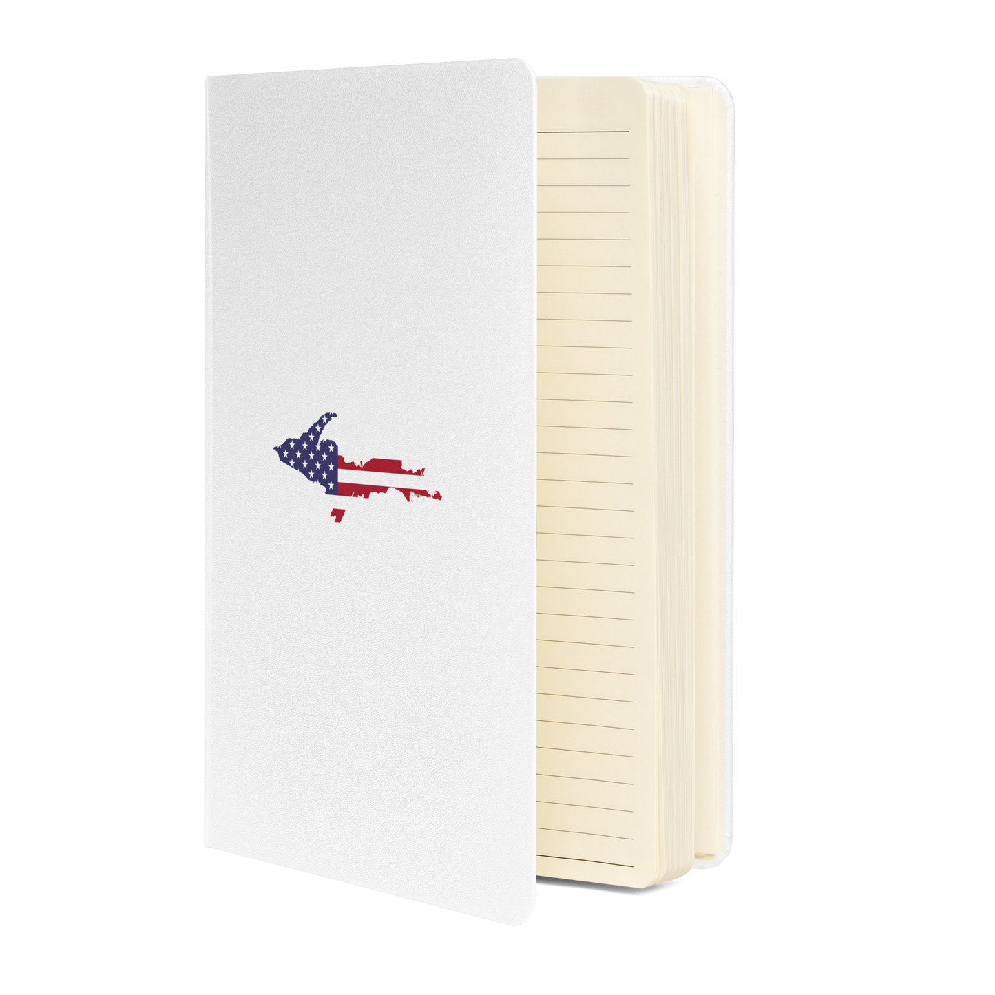 Michigan Upper Peninsula Hardcover Notebook (w/ UP USA Flag) | Banded - 160pgs