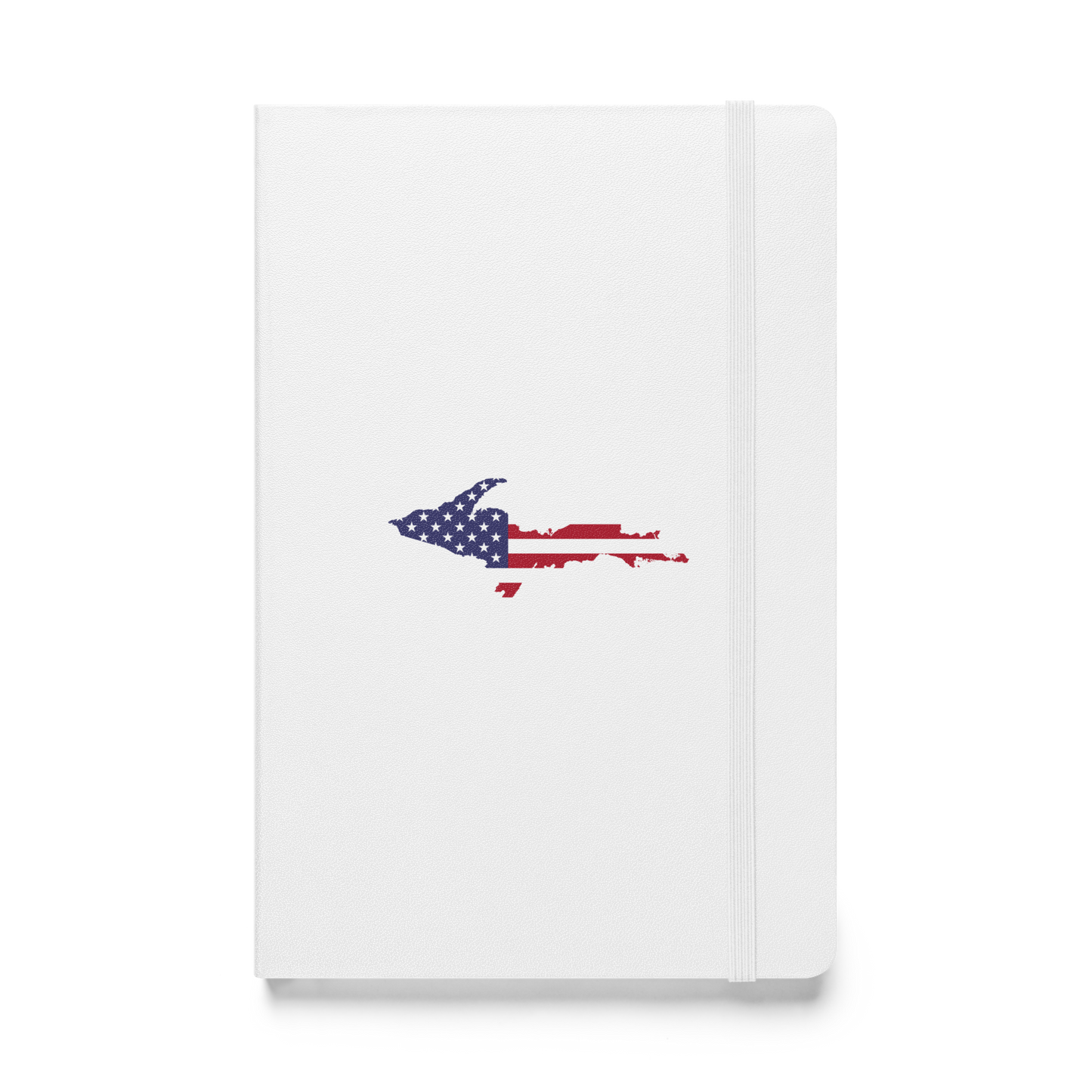 Michigan Upper Peninsula Hardcover Notebook (w/ UP USA Flag) | Banded - 160pgs