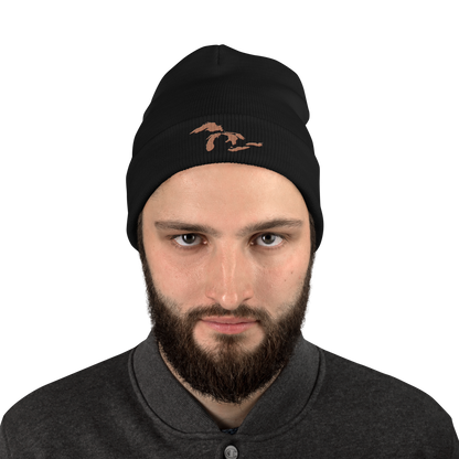 Great Lakes Winter Beanie (Copper)