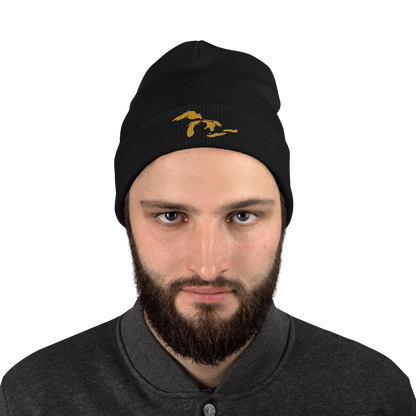 Great Lakes Winter Beanie (Gold)