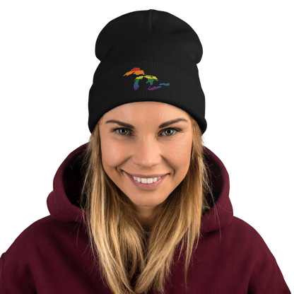 Great Lakes Winter Beanie (Rainbow Pride Edition)