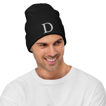 Detroit 'Old French D' Winter Beanie