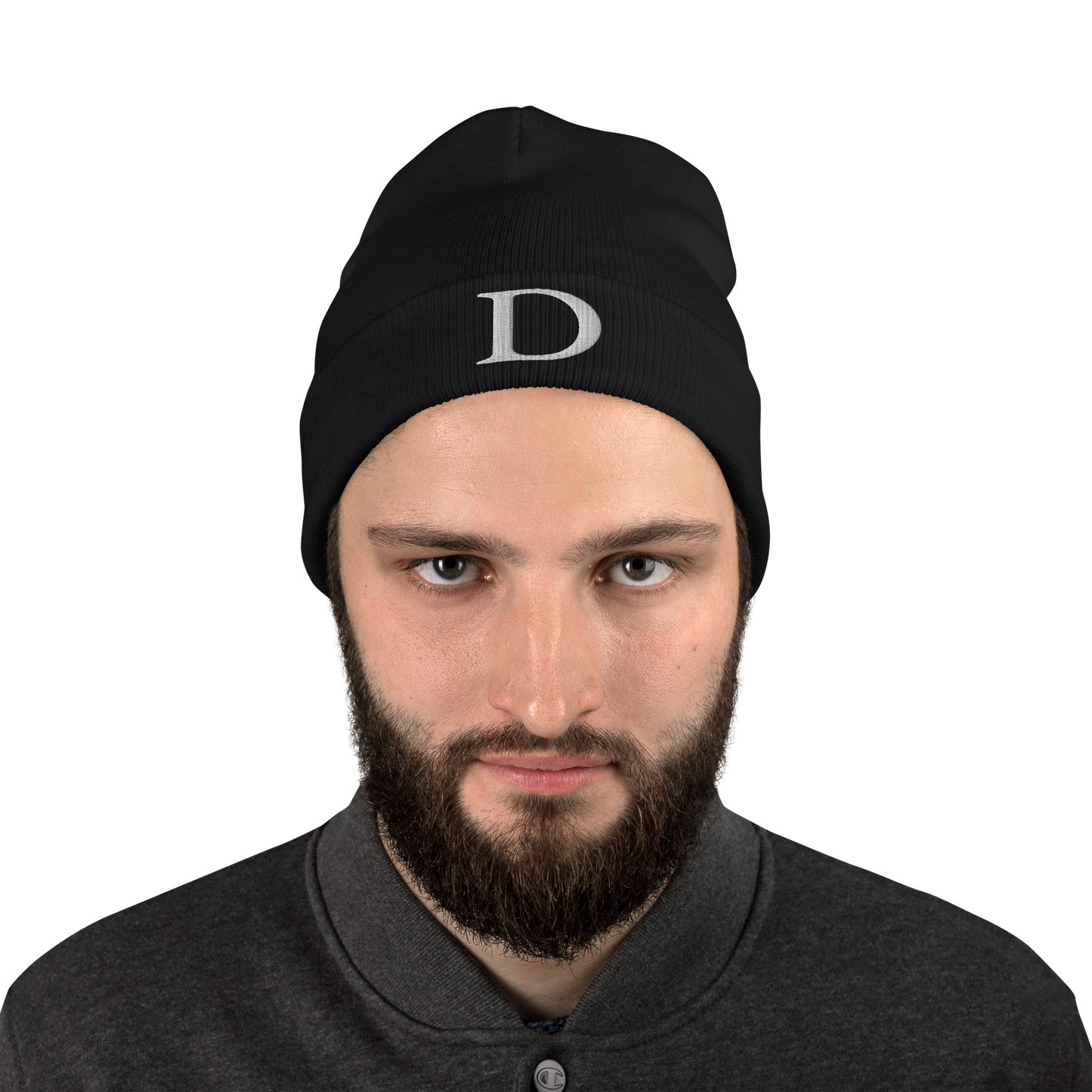 Detroit 'Old French D' Winter Beanie