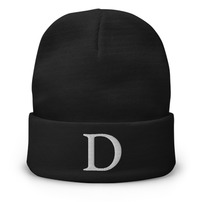 Detroit 'Old French D' Winter Beanie