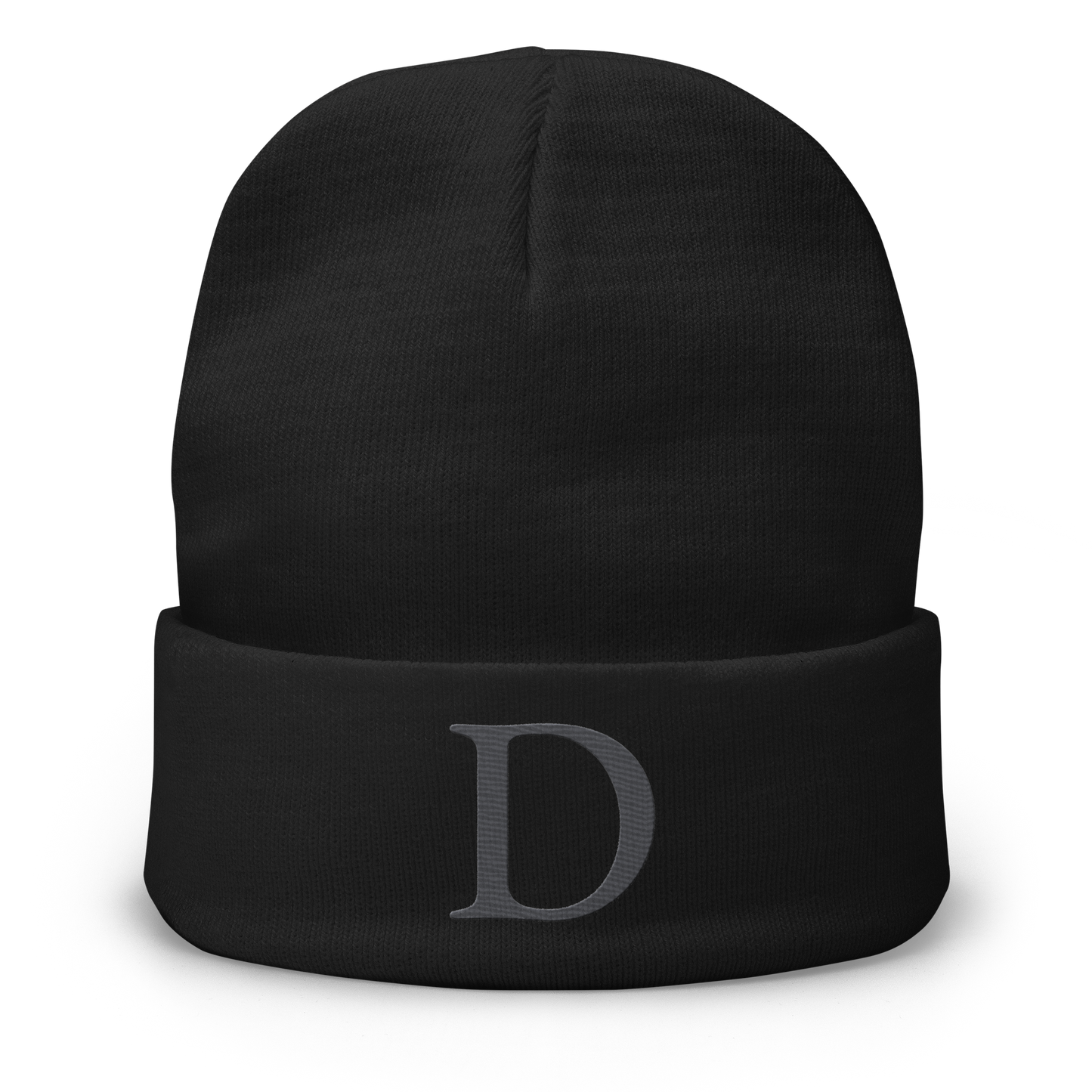 Detroit 'Old French D' Winter Beanie (Iron Ore Grey)