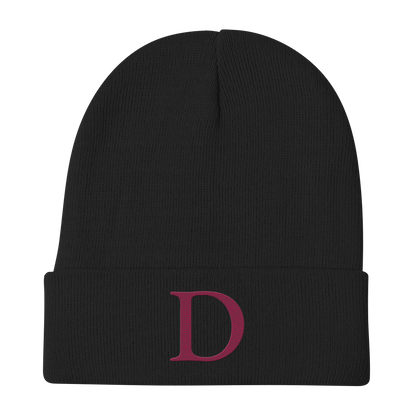 Detroit 'Old French D' Winter Beanie (Ruby Red)