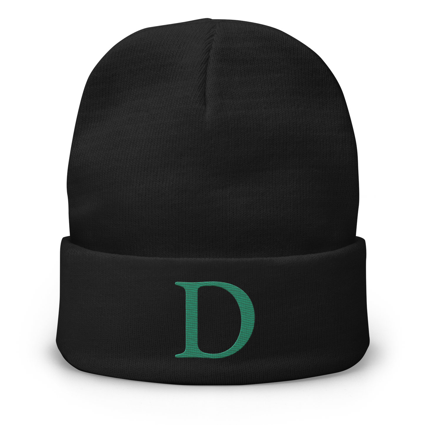 Detroit 'Old French D' Winter Beanie (Emerald Green)