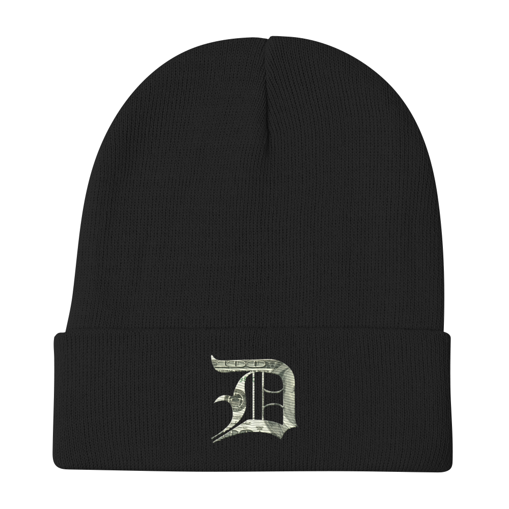 Detroit 'Old English D' Winter Beanie (Benjamin's Edition)