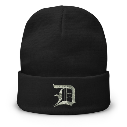 Detroit 'Old English D' Winter Beanie (Benjamin's Edition)