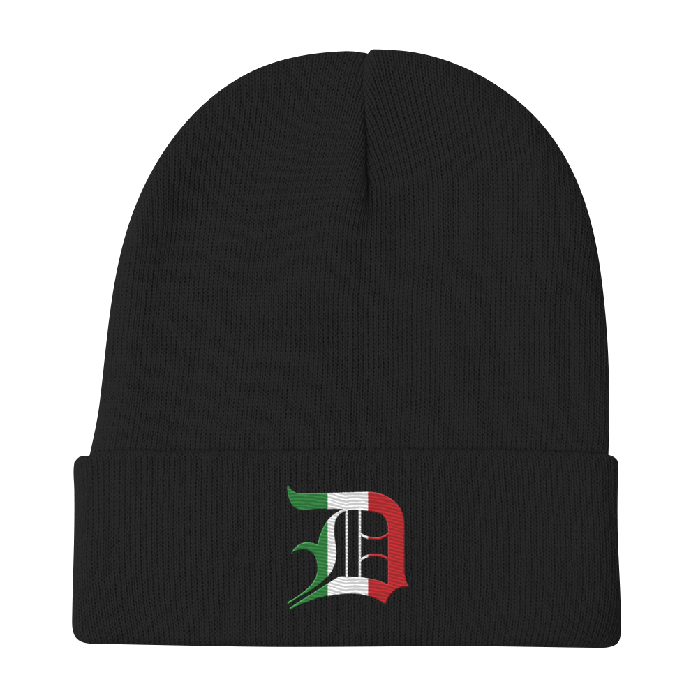 Detroit 'Old English D' Winter Beanie (Italian Edition)