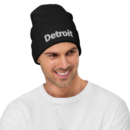 'Detroit' Winter Beanie (Small SUV Font)