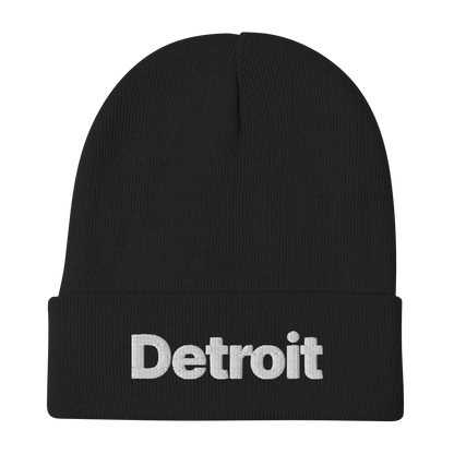 'Detroit' Winter Beanie (Small SUV Font)