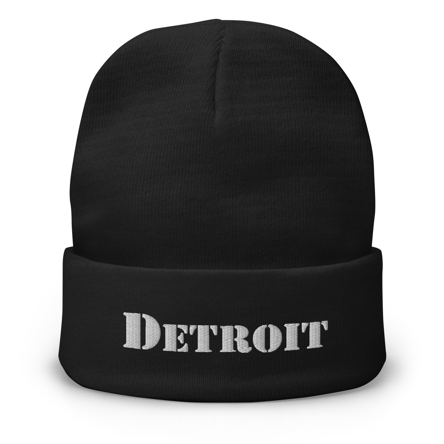 'Detroit' Winter Beanie (Army Front)