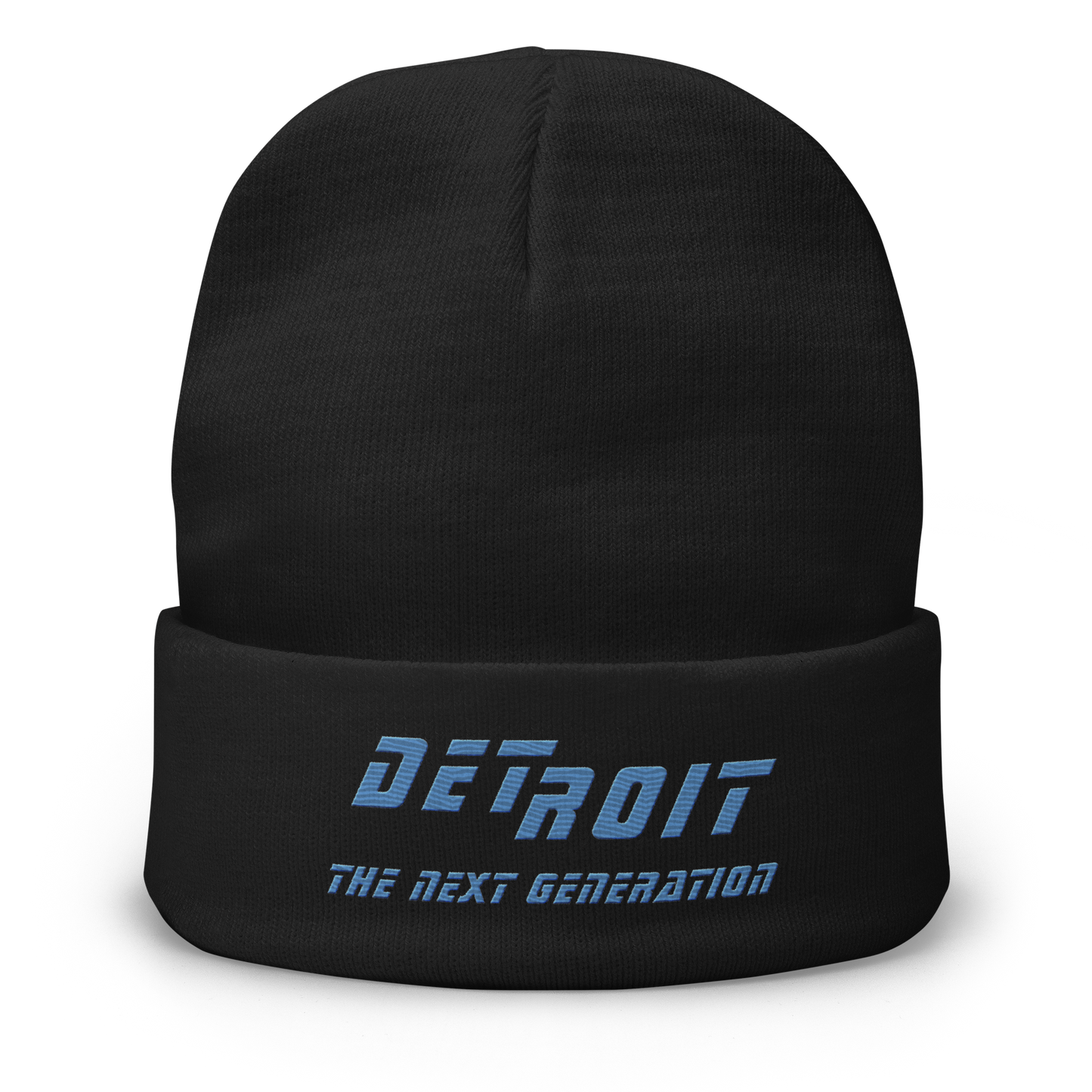 'Detroit The Next Generation' Winter Beanie (80s SciFi Parody)