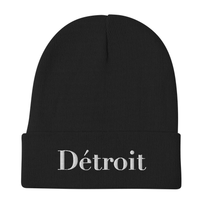 'Détroit' Winter Beanie (Didone Font)