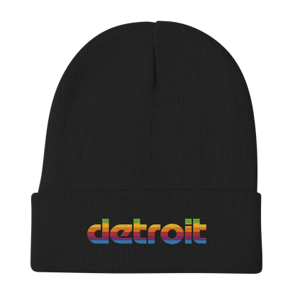 'Detroit' Winter Beanie (Pomaceous 80s Computer Parody)