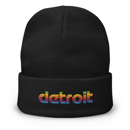 'Detroit' Winter Beanie (Pomaceous 80s Computer Parody)