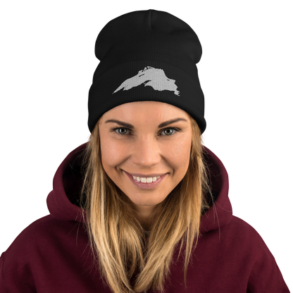 Lake Superior Winter Beanie | Platinum