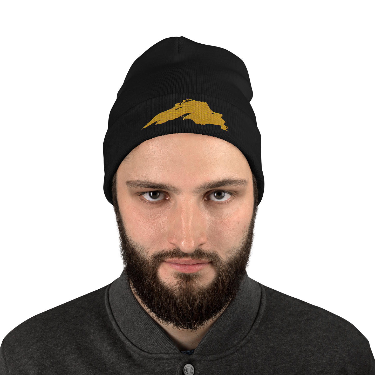 Lake Superior Winter Beanie | Gold