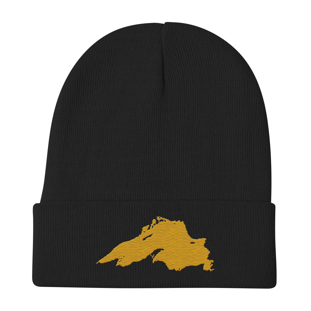 Lake Superior Winter Beanie | Gold