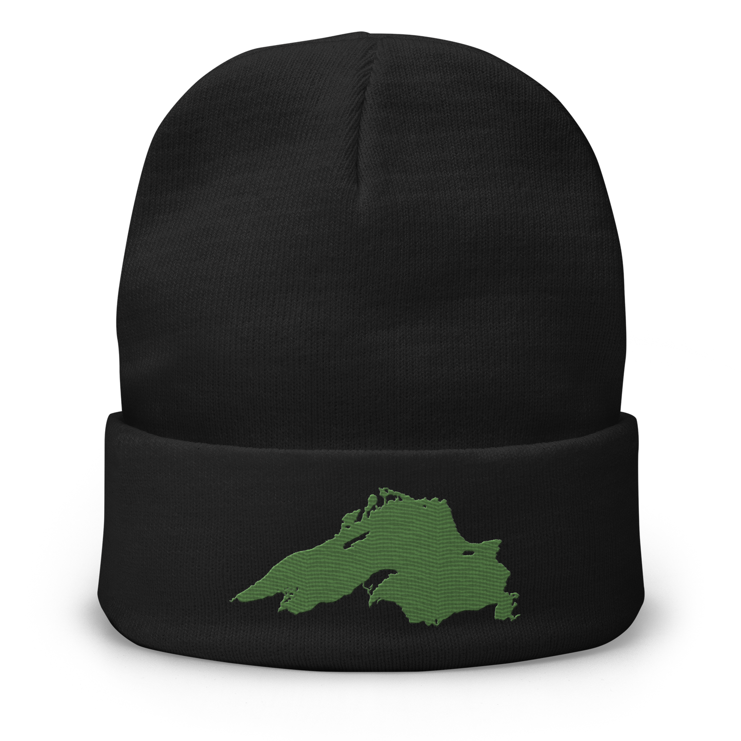 Lake Superior Winter Beanie | Pine Green