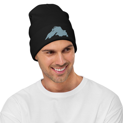 Lake Superior Winter Beanie | Opal Blue