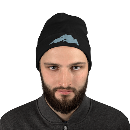 Lake Superior Winter Beanie | Opal Blue