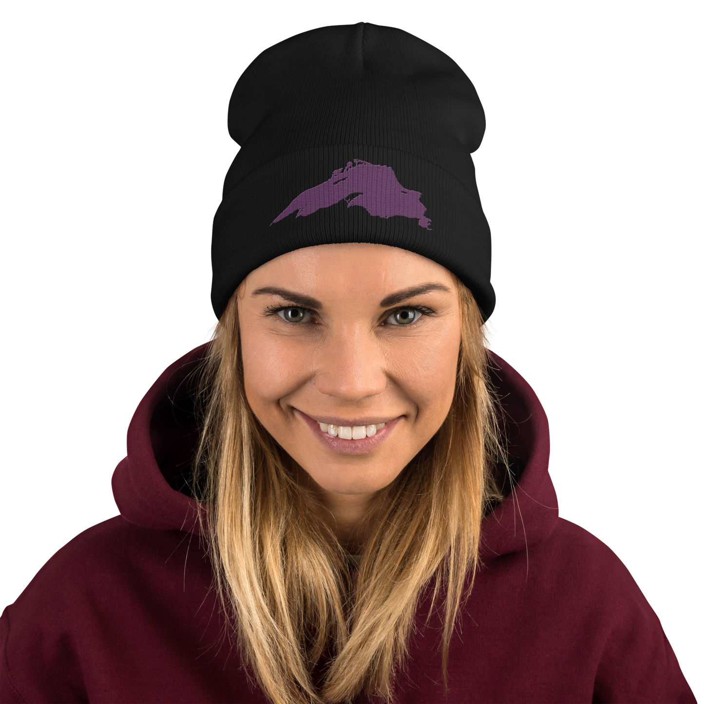 Lake Superior Winter Beanie | Plum