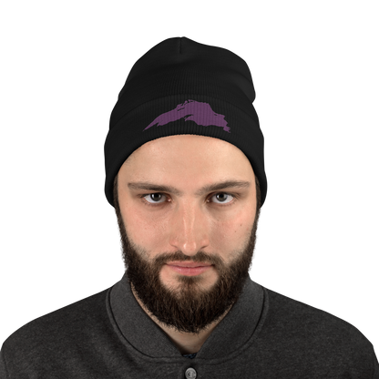 Lake Superior Winter Beanie | Plum