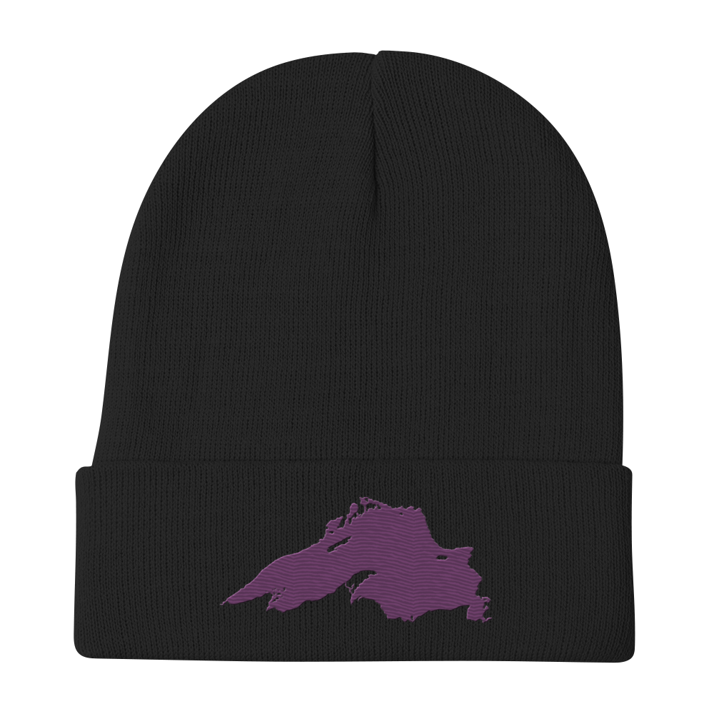 Lake Superior Winter Beanie | Plum