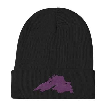 Lake Superior Winter Beanie | Plum