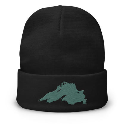 Lake Superior Winter Beanie | Copper Green