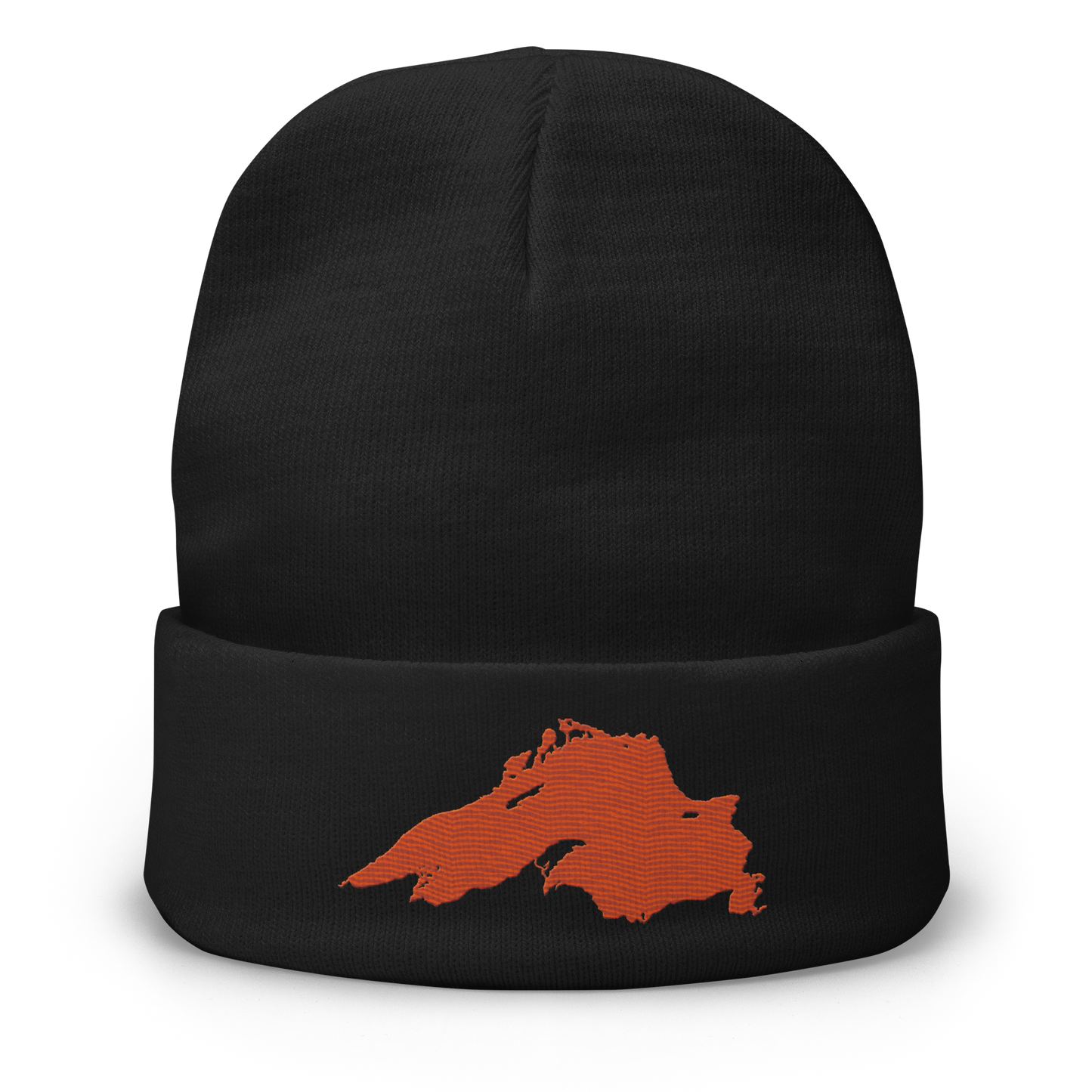 Lake Superior Winter Beanie | Maple Leaf Orange