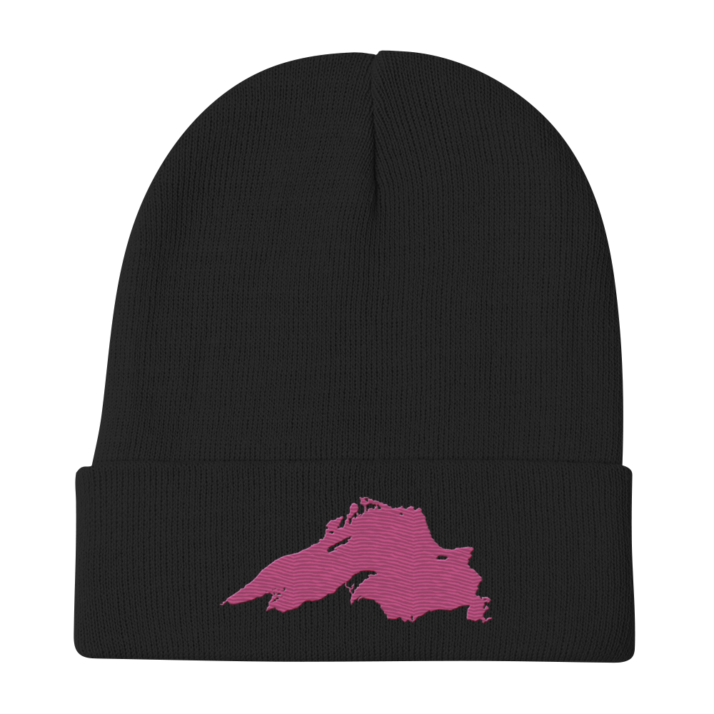 Lake Superior Winter Beanie | Apple Blossom Pink