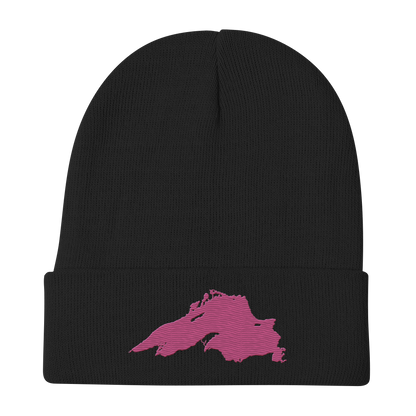 Lake Superior Winter Beanie | Apple Blossom Pink