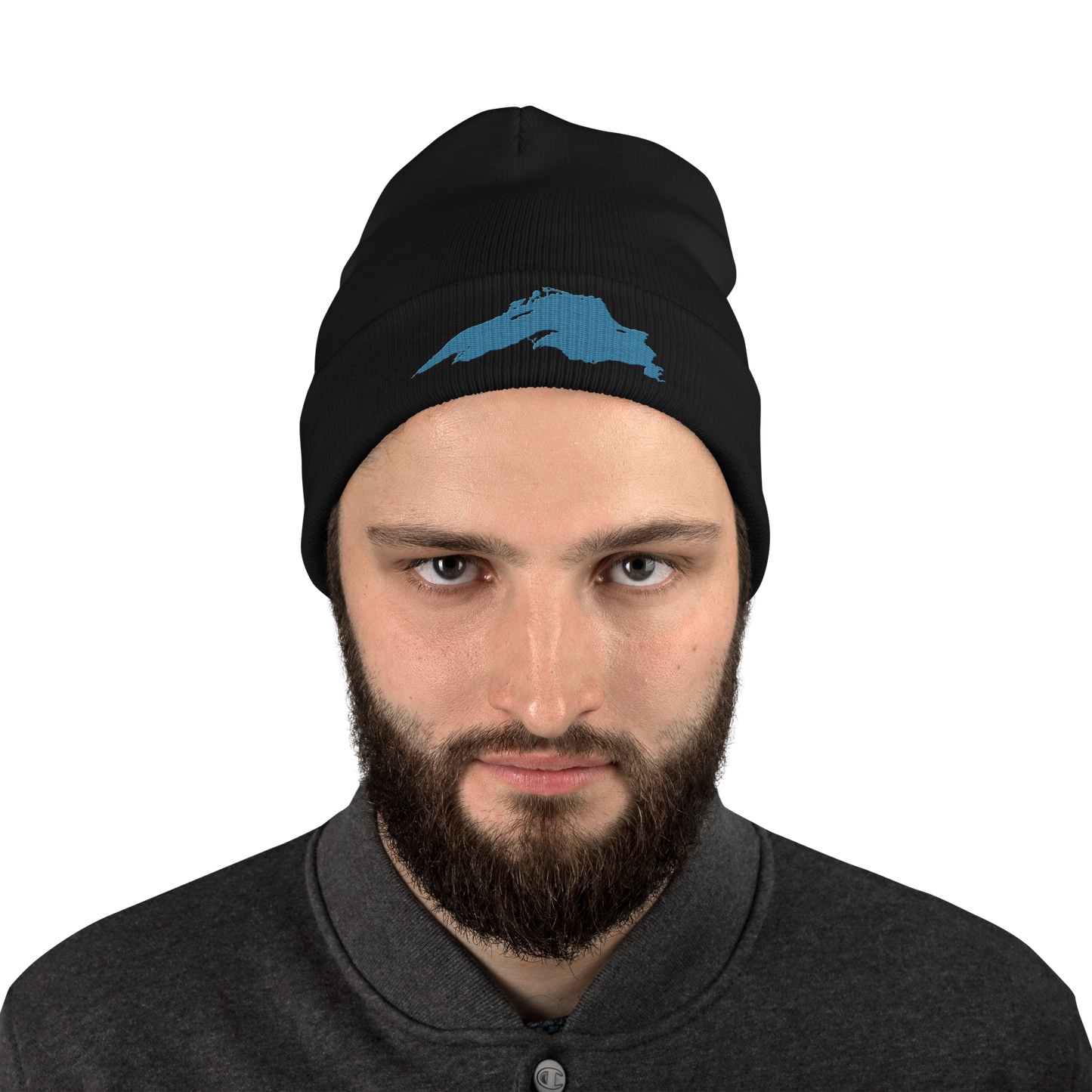 Lake Superior Winter Beanie | Traverse Blue