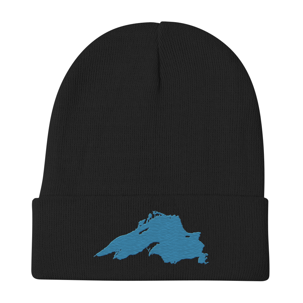 Lake Superior Winter Beanie | Traverse Blue