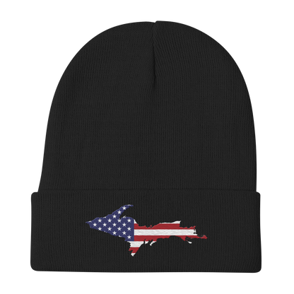 Upper Peninsula Winter Beanie | Patriotic Edition