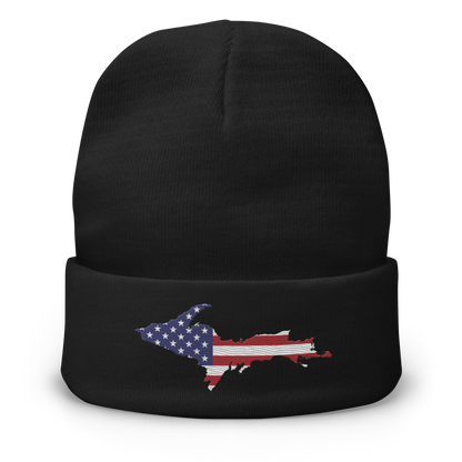 Upper Peninsula Winter Beanie | Patriotic Edition